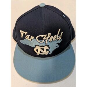 Vintage North Carolina Tar Heels Hat Cap Snap Back NCAA Embroidered Rare UNC 90s